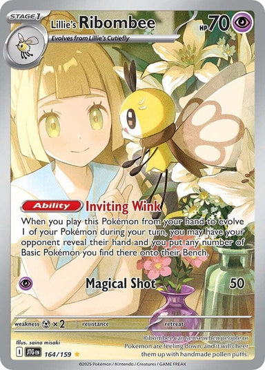 Image for Lillie's Ribombee (164/159) (JTG) - Pokemon