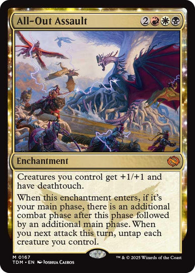 Image for All-Out Assault (167) (Tarkir: Dragonstorm) - Magic: The Gathering