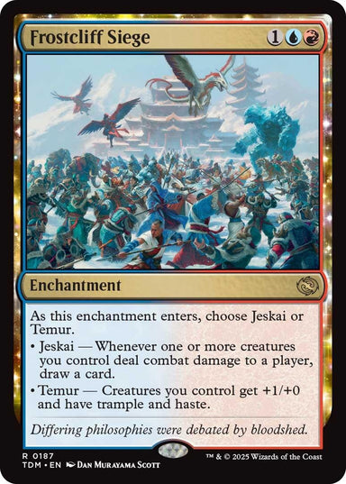 Image for Frostcliff Siege (187) (Tarkir: Dragonstorm) - Magic: The Gathering