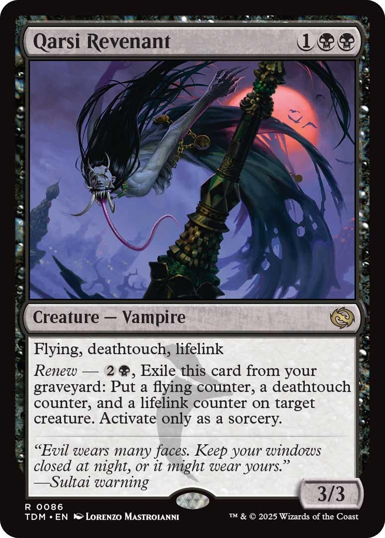 Image for Qarsi Revenant (86) (Tarkir: Dragonstorm) - Magic: The Gathering