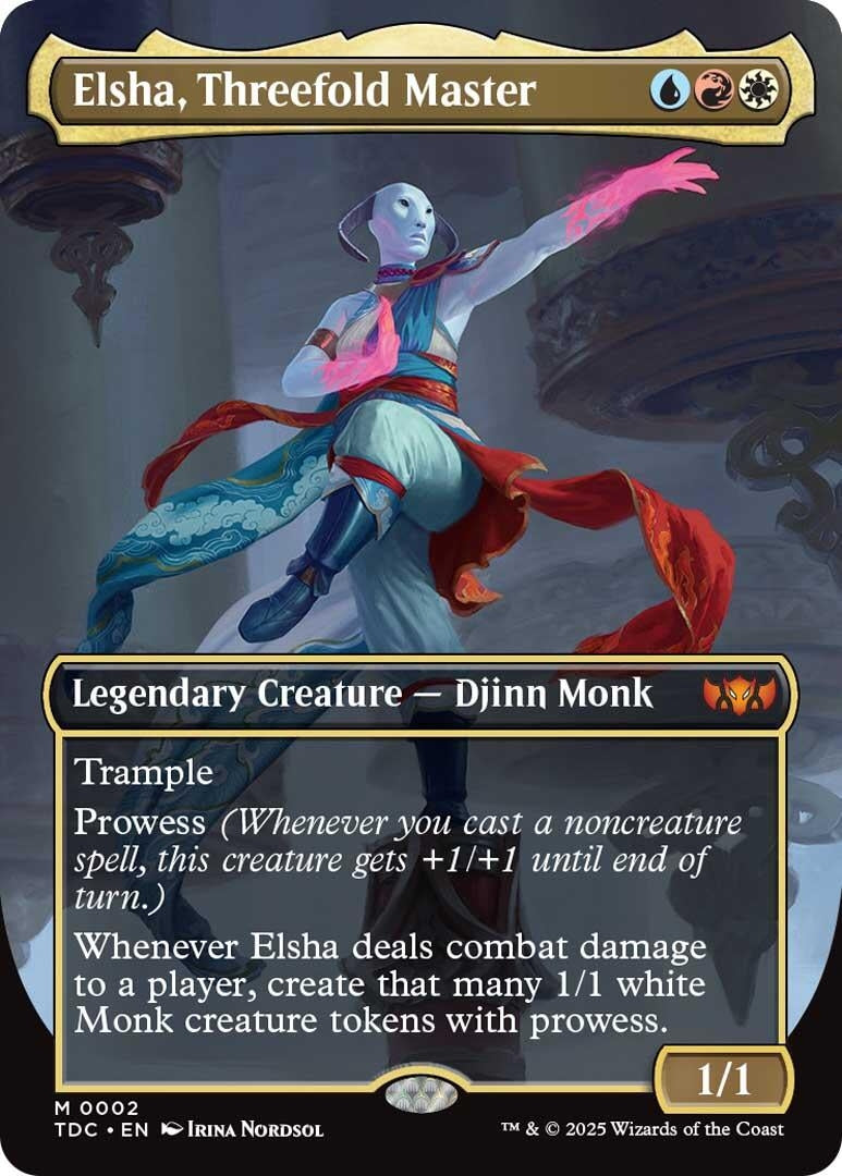 Image for Elsha, Threefold Master (Borderless) (2) - Magic: The Gathering