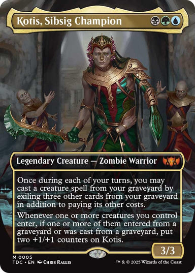 Image for Kotis, Sibsig Champion (Borderless) (5) - Magic: The Gathering
