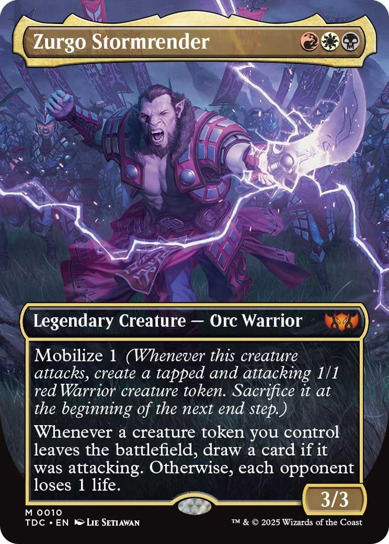 Image for Zurgo Stormrender (Borderless) (10) - Magic: The Gathering