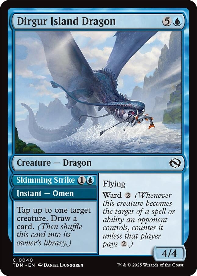 Image for Dirgur Island Dragon (40) (Tarkir: Dragonstorm) - Magic: The Gathering