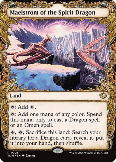 Image for Maelstrom of the Spirit Dragon (Showcase) (326) (Tarkir: Dragonstorm) - Magic: The Gathering