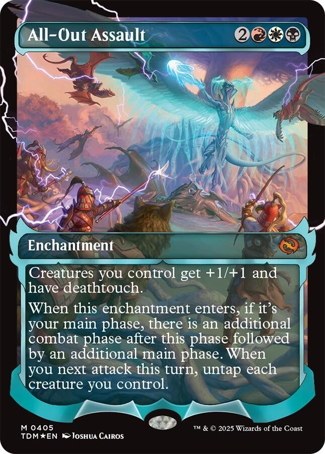 Image for All-Out Assault (Showcase) (405) (Tarkir: Dragonstorm) - Magic: The Gathering