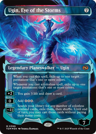 Image for Ugin, Eye of the Storms (Showcase) (399) (Tarkir: Dragonstorm) - Magic: The Gathering