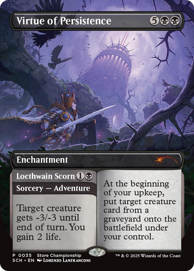 Image for Virtue of Persistence (35) (Game Day & Store Championship Promos) - Magic: The Gathering