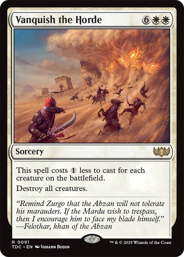 Image for Vanquish the Horde (91) - Magic: The Gathering