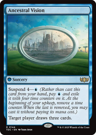 Image for Ancestral Vision (144) - Magic: The Gathering