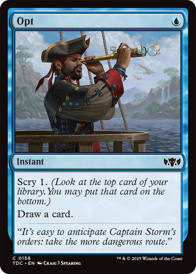 Image for Opt (158) - Magic: The Gathering