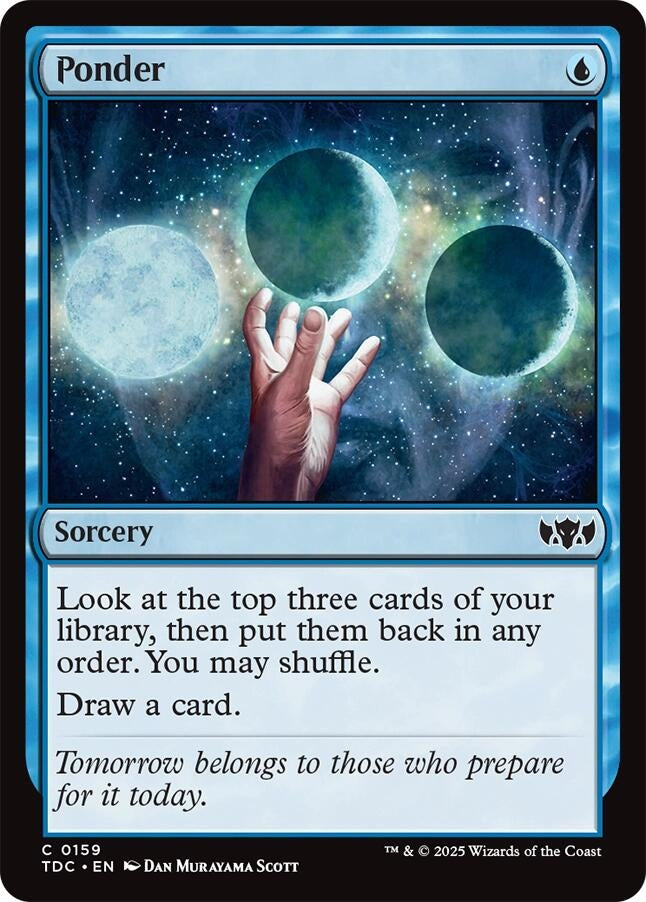 Image for Ponder (159) - Magic: The Gathering