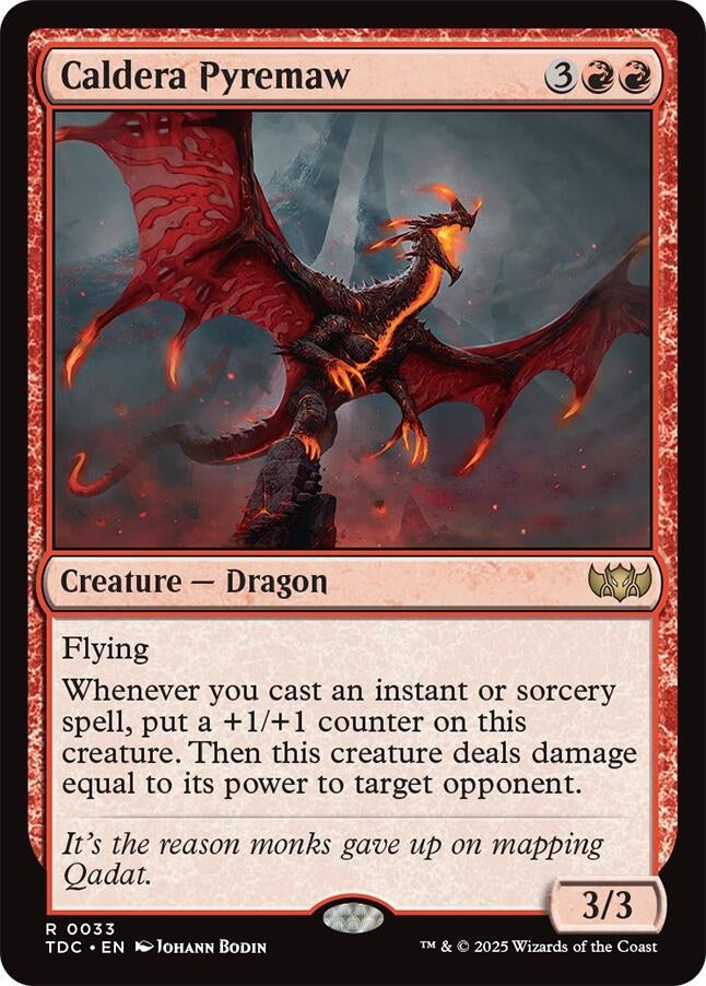 Image for Caldera Pyremaw (33) - Magic: The Gathering