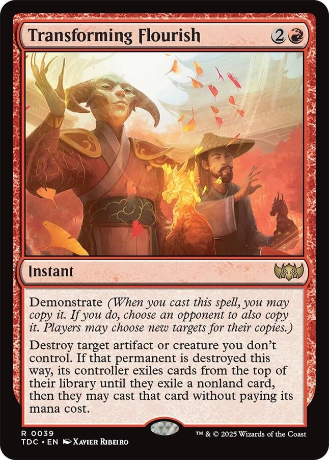 Image for Transforming Flourish (39) - Magic: The Gathering