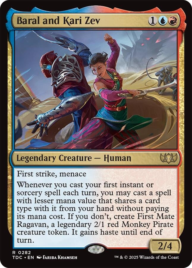 Image for Baral and Kari Zev (282) - Magic: The Gathering
