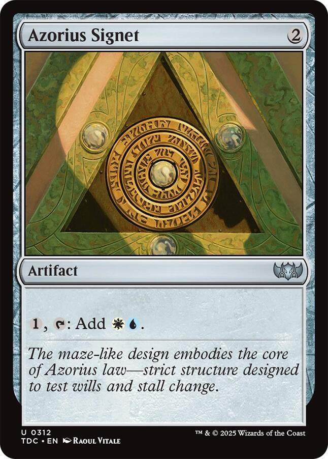 Image for Azorius Signet (312) - Magic: The Gathering