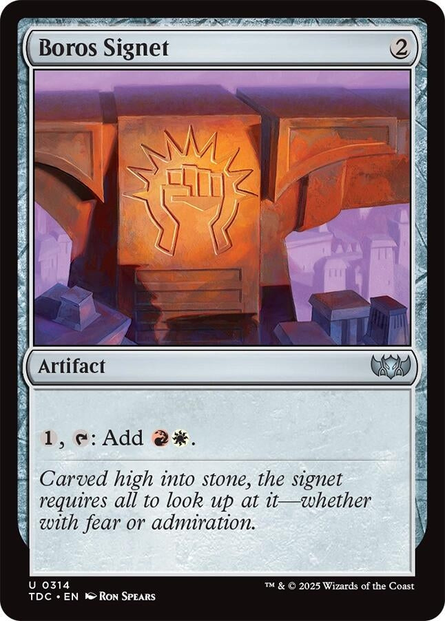 Image for Boros Signet (314) - Magic: The Gathering