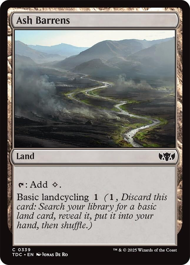 Image for Ash Barrens (339) - Magic: The Gathering
