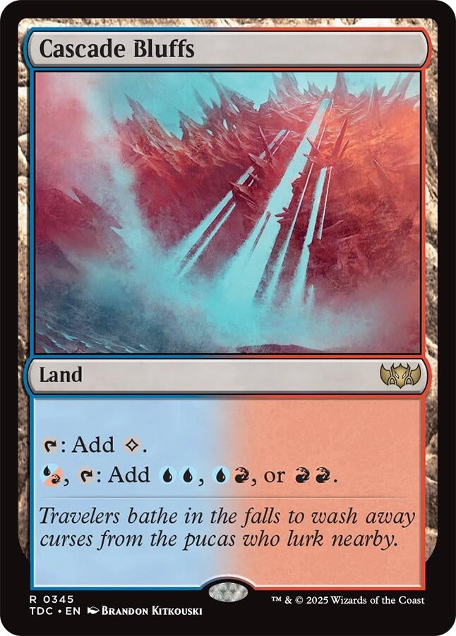 Image for Cascade Bluffs (345) - Magic: The Gathering