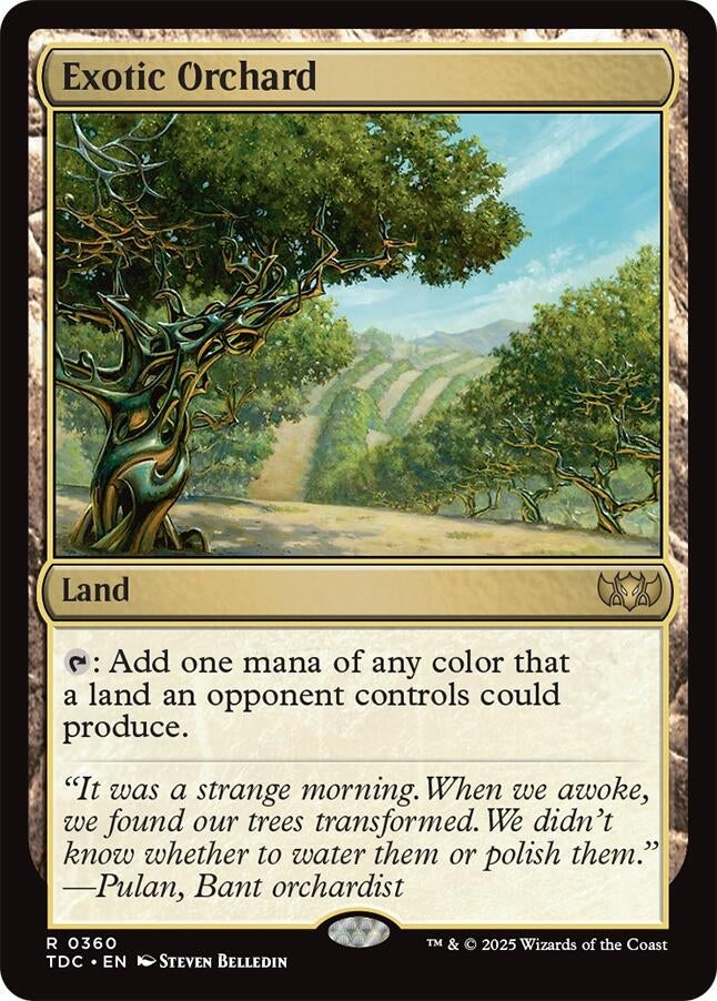 Image for Exotic Orchard (360) - Magic: The Gathering