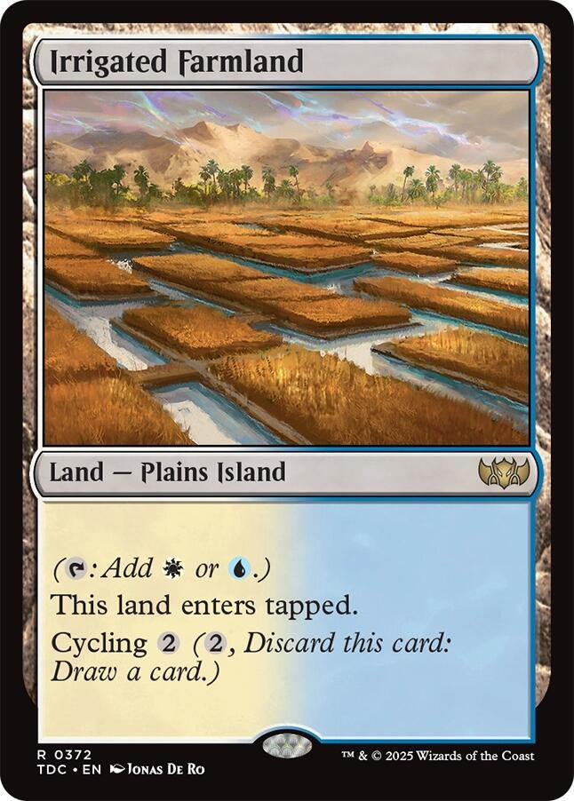 Image for Irrigated Farmland (372) - Magic: The Gathering
