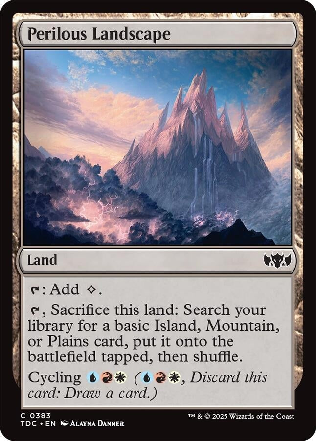 Image for Perilous Landscape (383) - Magic: The Gathering