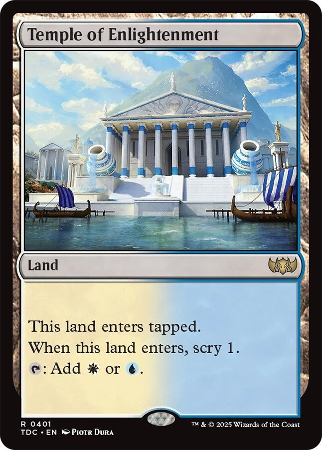Image for Temple of Enlightenment (401) - Magic: The Gathering