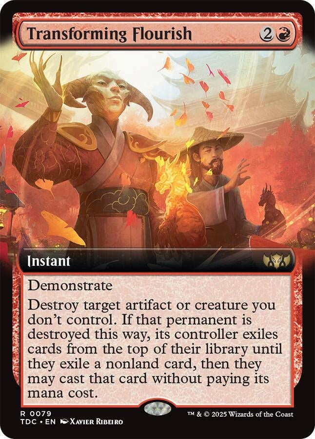 Image for Transforming Flourish (Extended Art) (79) - Magic: The Gathering