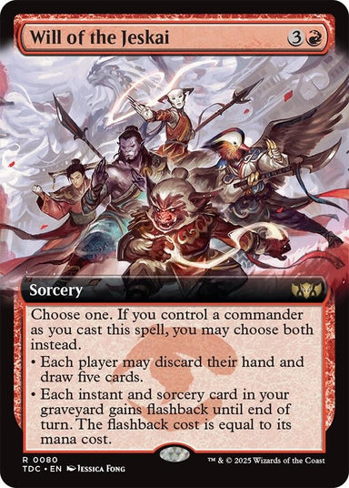Image for Will of the Jeskai (Extended Art) (80) - Magic: The Gathering