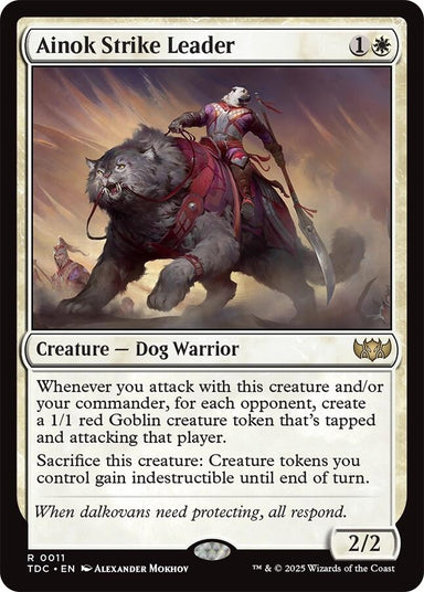 Image for Ainok Strike Leader (11) - Magic: The Gathering