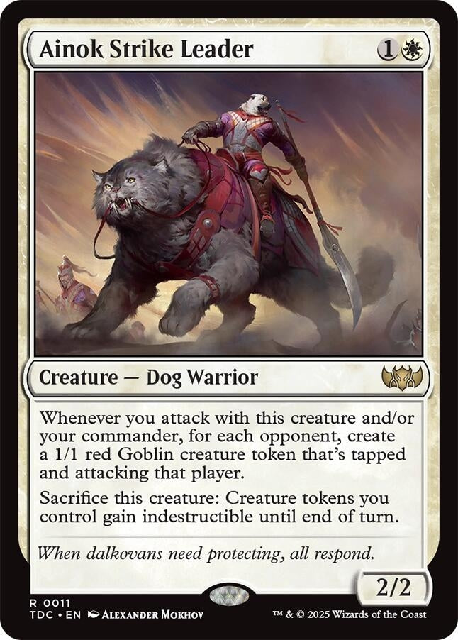 Image for Ainok Strike Leader (11) - Magic: The Gathering