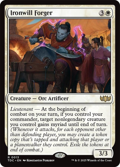 Image for Ironwill Forger (13) - Magic: The Gathering