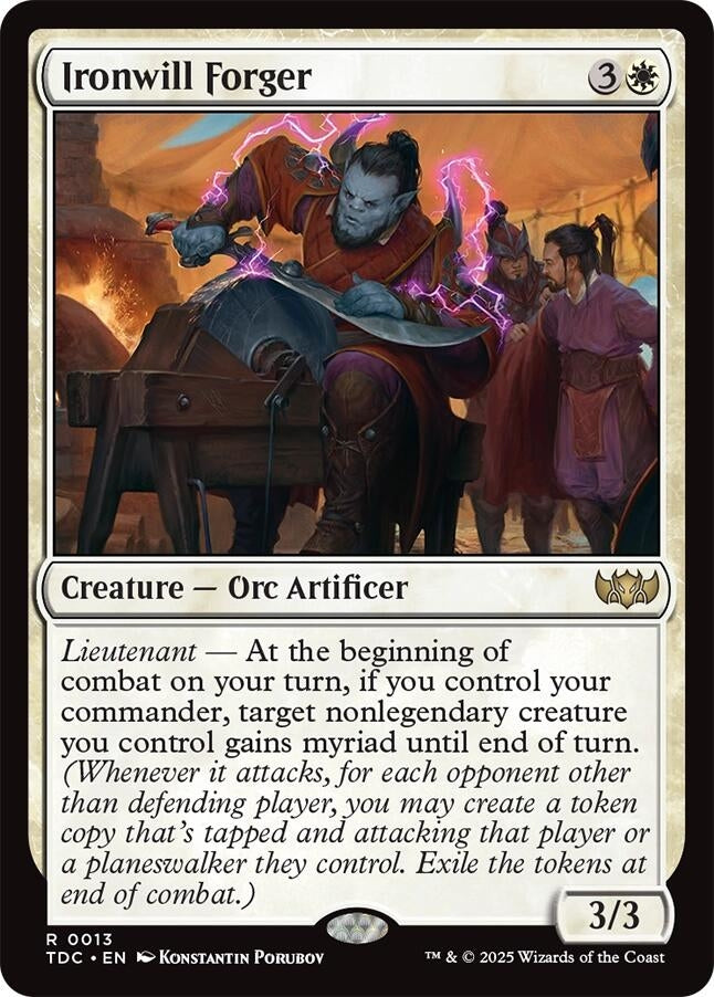 Image for Ironwill Forger (13) - Magic: The Gathering
