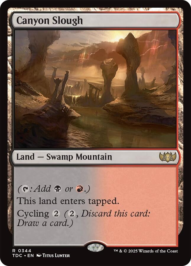 Image for Canyon Slough (344) - Magic: The Gathering