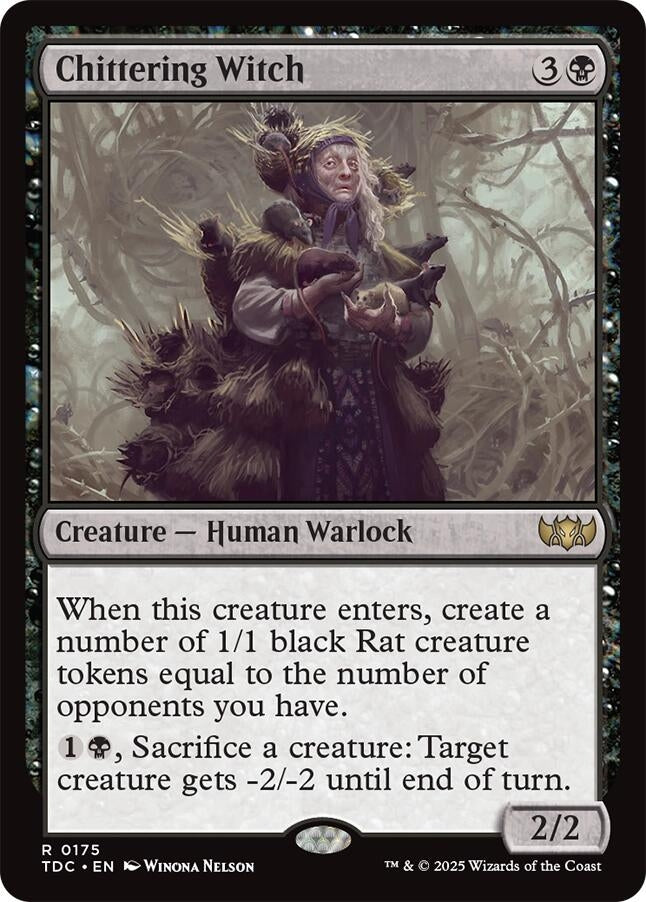 Image for Chittering Witch (175) - Magic: The Gathering
