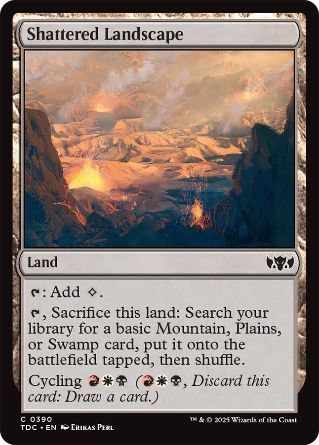 Image for Shattered Landscape (390) - Magic: The Gathering