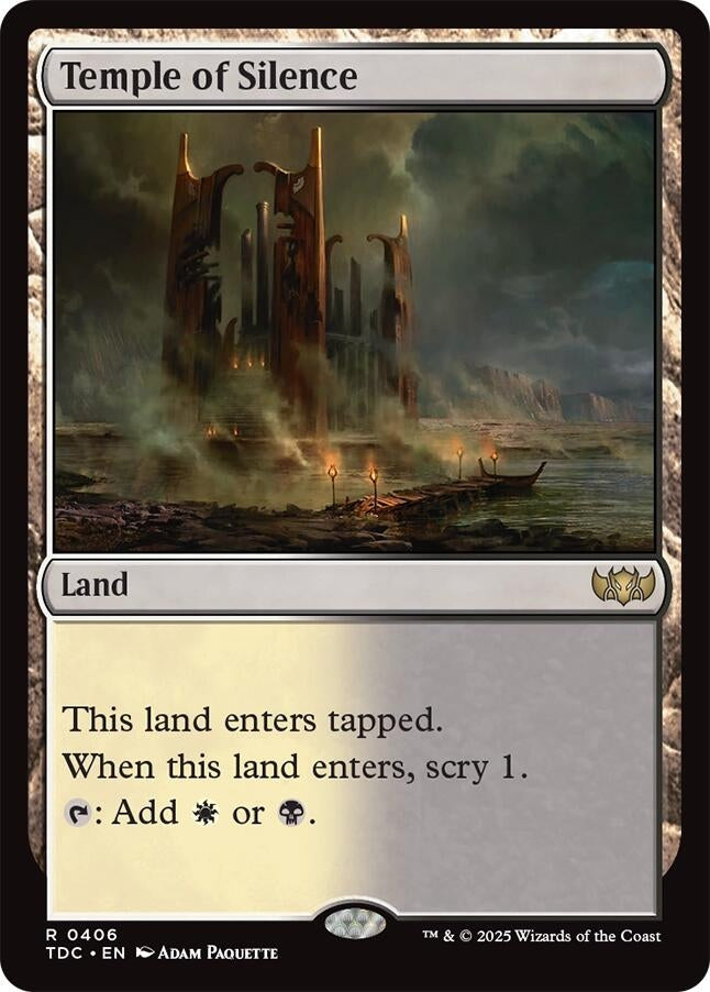 Image for Temple of Silence (406) - Magic: The Gathering
