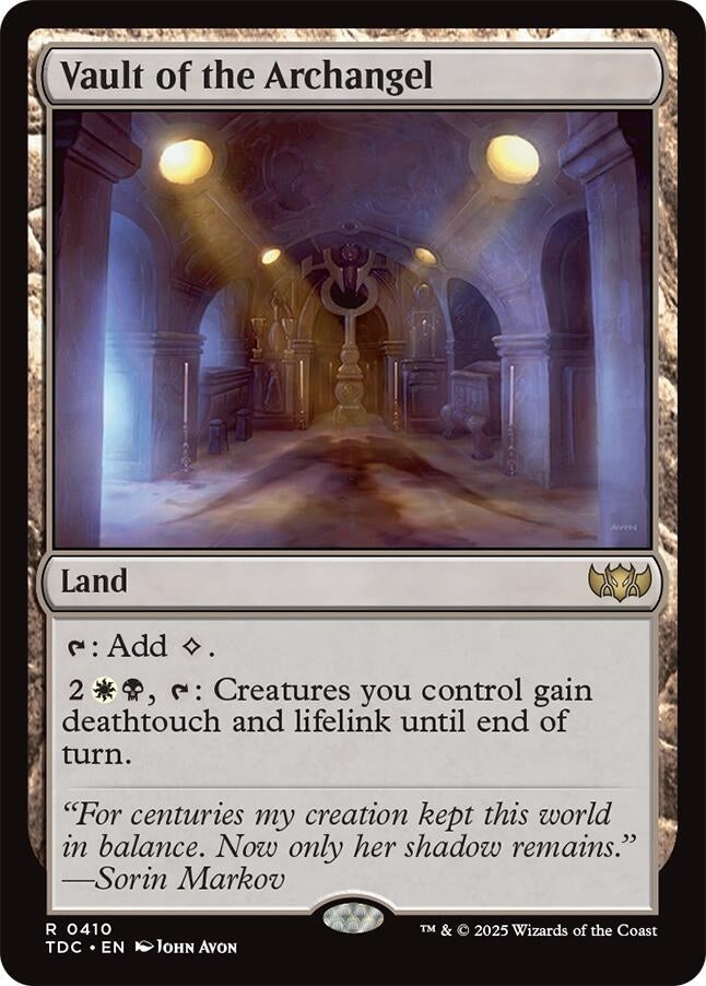 Image for Vault of the Archangel (410) - Magic: The Gathering