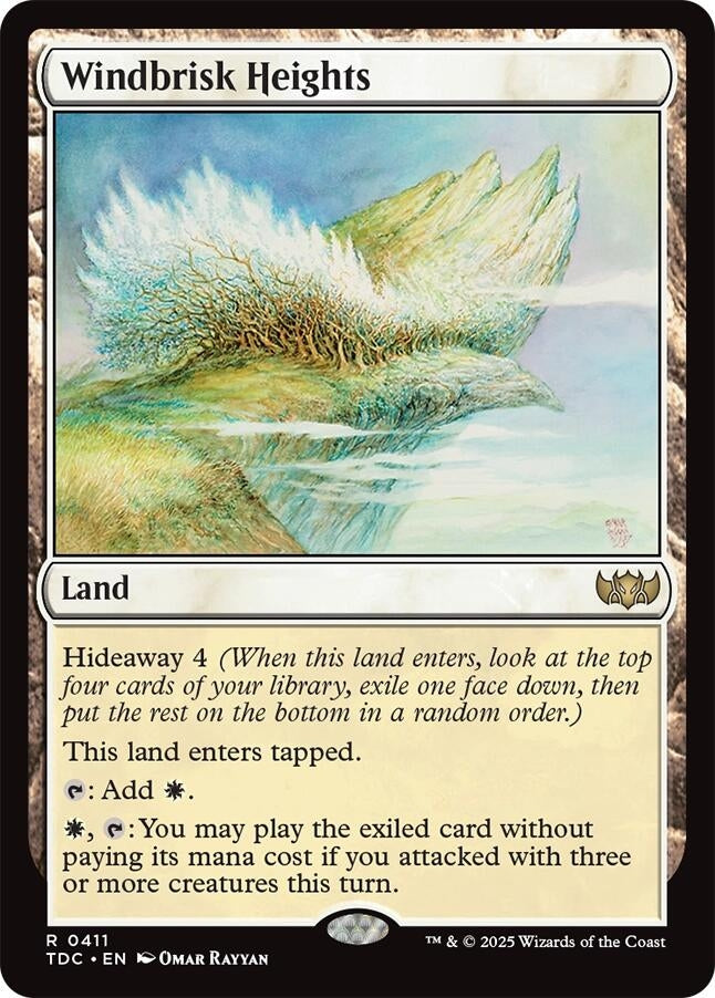 Image for Windbrisk Heights (411) - Magic: The Gathering