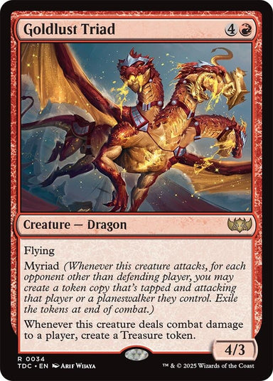Image for Goldlust Triad (34) - Magic: The Gathering