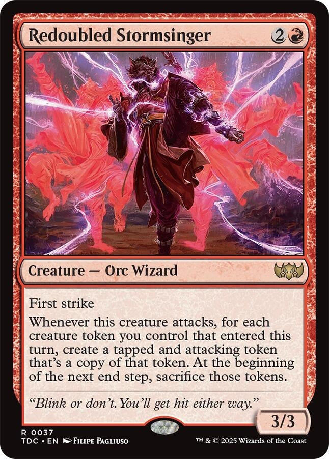 Image for Redoubled Stormsinger (37) - Magic: The Gathering