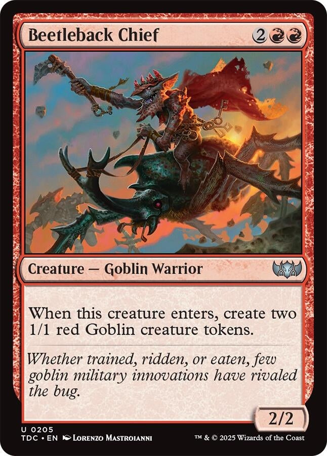 Image for Beetleback Chief (205) - Magic: The Gathering
