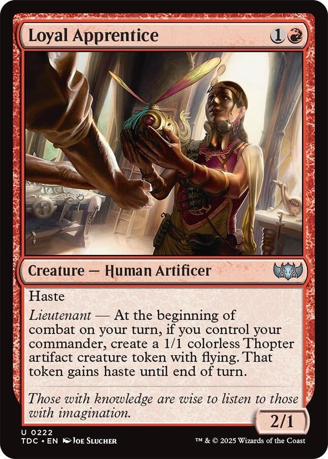 Image for Loyal Apprentice (222) - Magic: The Gathering