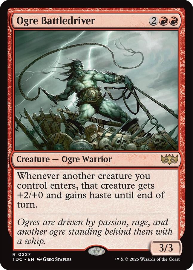 Image for Ogre Battledriver (227) - Magic: The Gathering