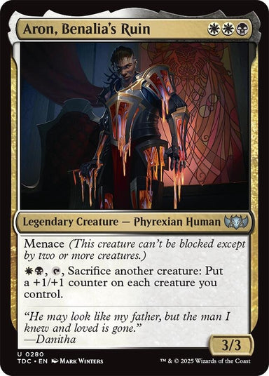 Image for Aron, Benalia's Ruin (280) - Magic: The Gathering