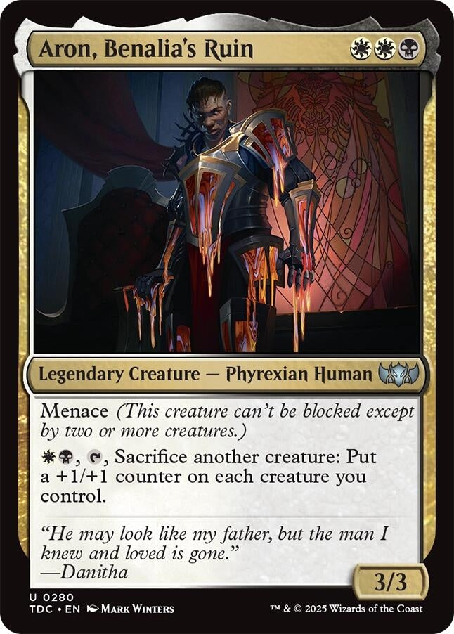 Image for Aron, Benalia's Ruin (280) - Magic: The Gathering