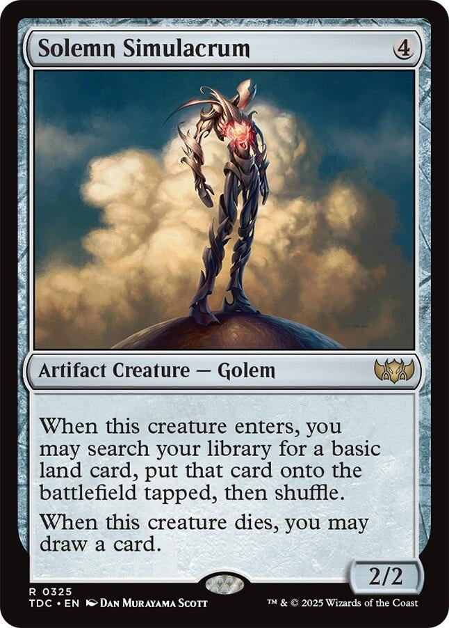 Image for Solemn Simulacrum (325) - Magic: The Gathering
