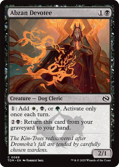 Image for Abzan Devotee (68) (Tarkir: Dragonstorm) - Magic: The Gathering