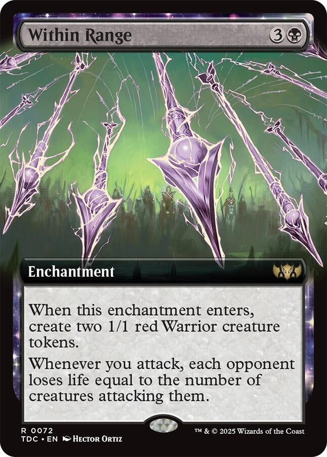 Image for Within Range (Extended Art) (72) - Magic: The Gathering