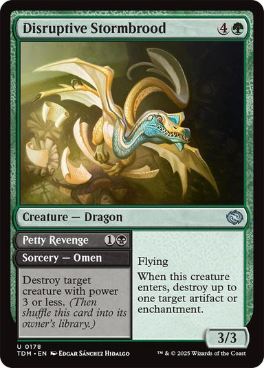 Image for Disruptive Stormbrood (178) (Tarkir: Dragonstorm) - Magic: The Gathering